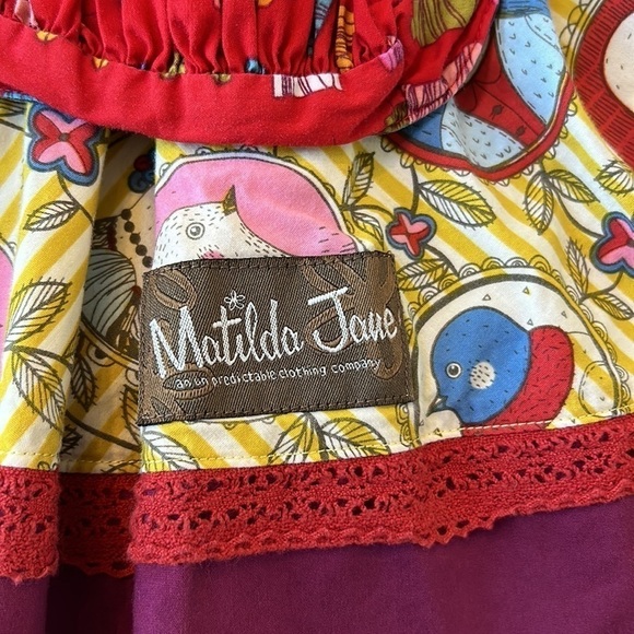 Matilda Jane Self-Portrait Paint By Numbers Colorful Skirt w Apron Pocket size 6 - Picture 3 of 12